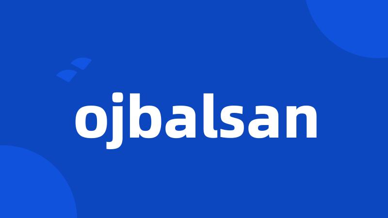 ojbalsan