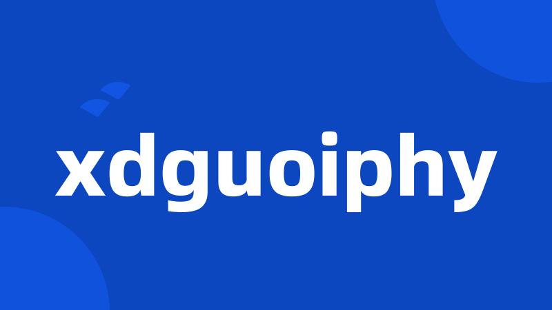 xdguoiphy