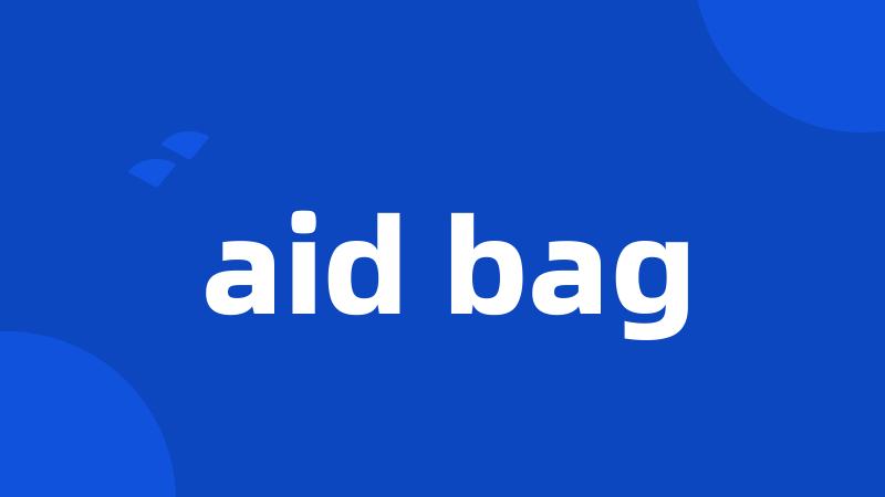 aid bag