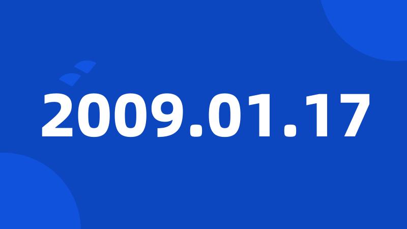 2009.01.17
