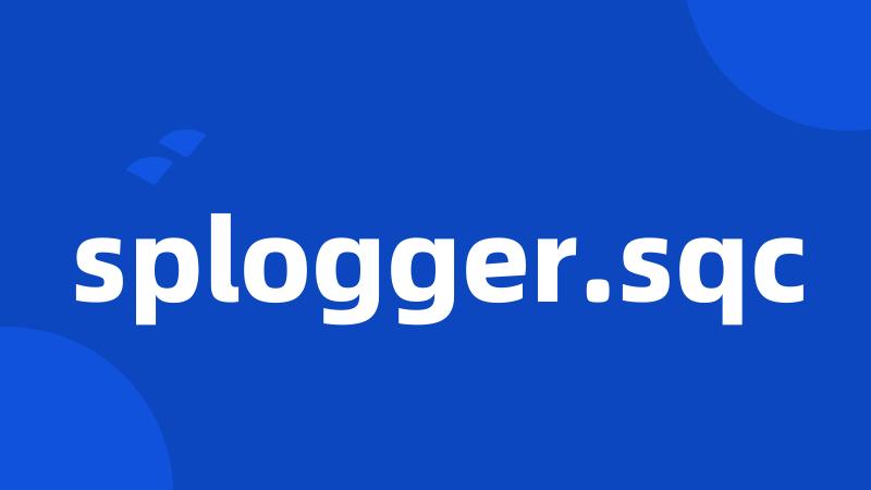 splogger.sqc