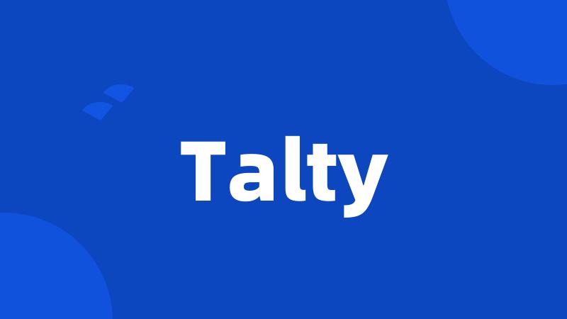 Talty