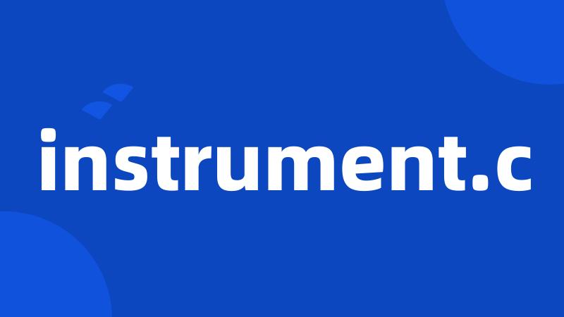 instrument.c