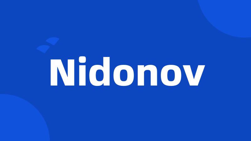 Nidonov