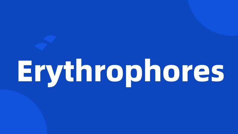Erythrophores