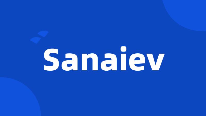 Sanaiev