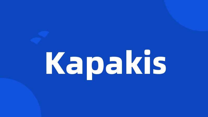 Kapakis