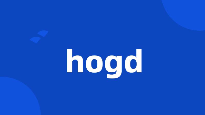 hogd