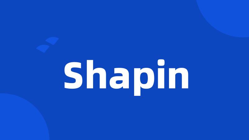 Shapin