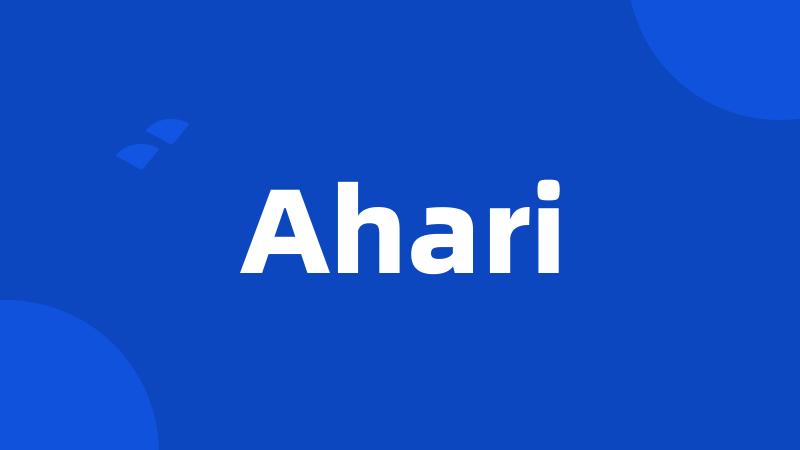 Ahari