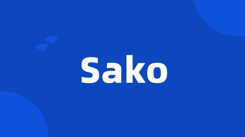 Sako