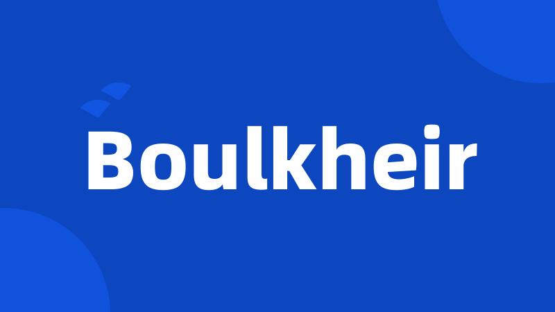 Boulkheir