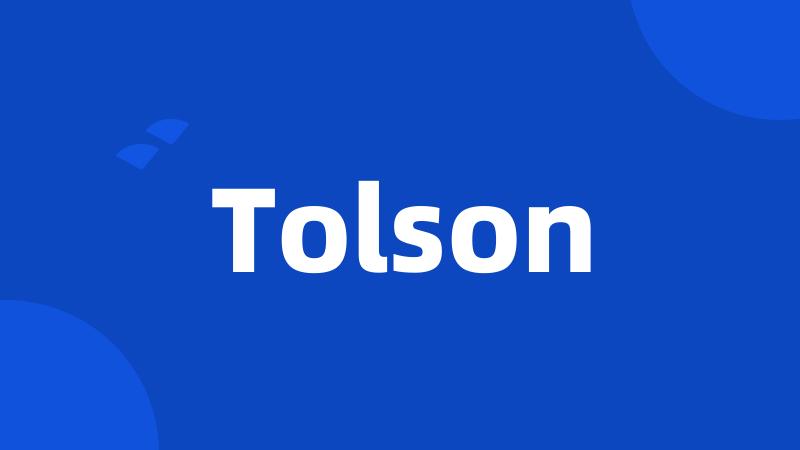 Tolson