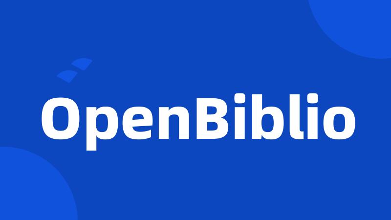 OpenBiblio