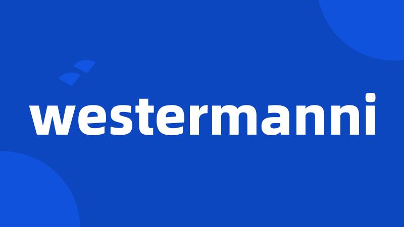 westermanni