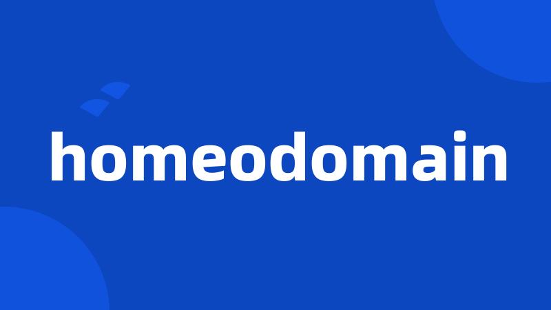 homeodomain