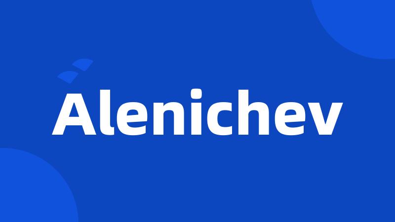 Alenichev