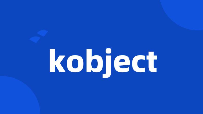 kobject