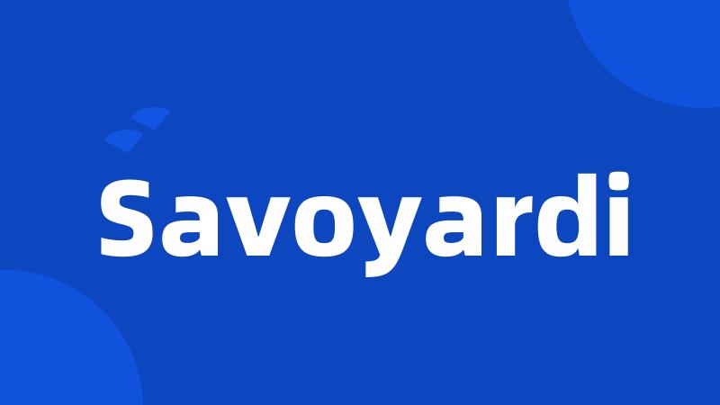 Savoyardi