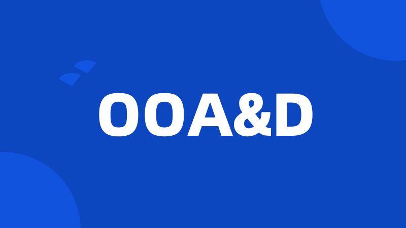 OOA&D