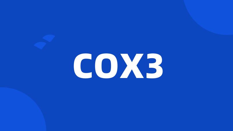COX3