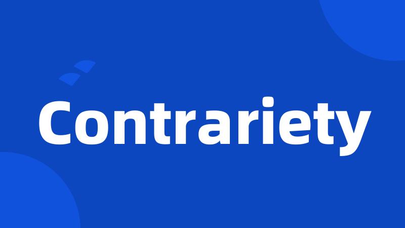 Contrariety