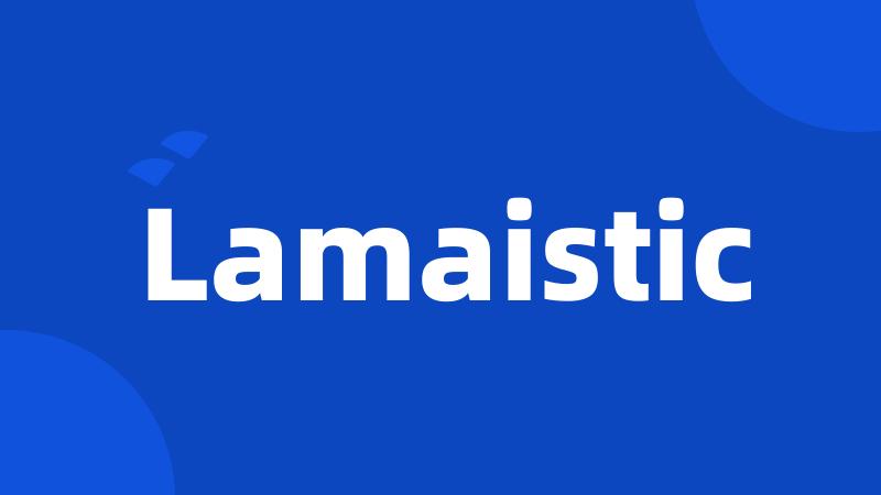 Lamaistic