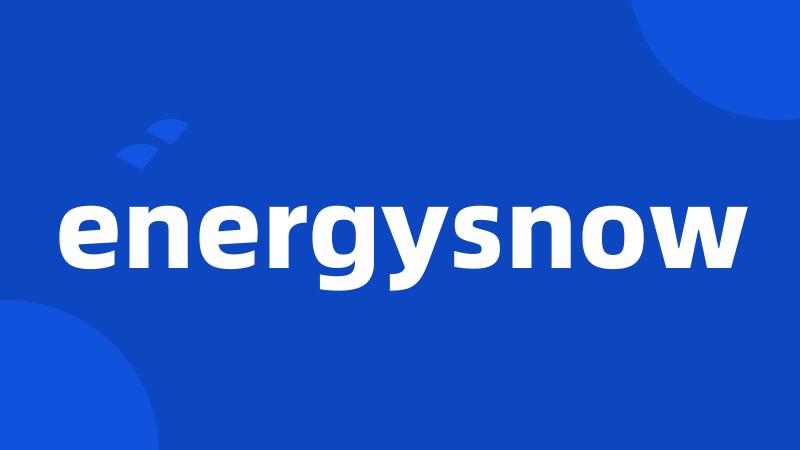 energysnow