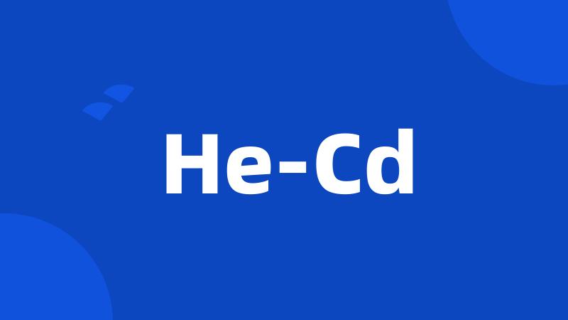 He-Cd