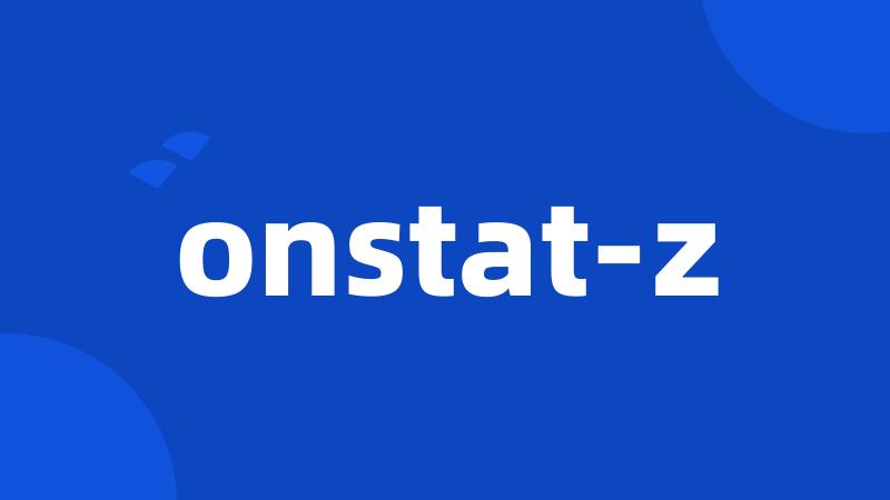 onstat-z