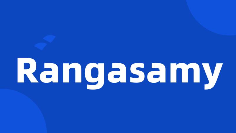 Rangasamy