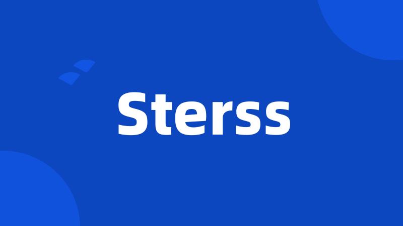 Sterss
