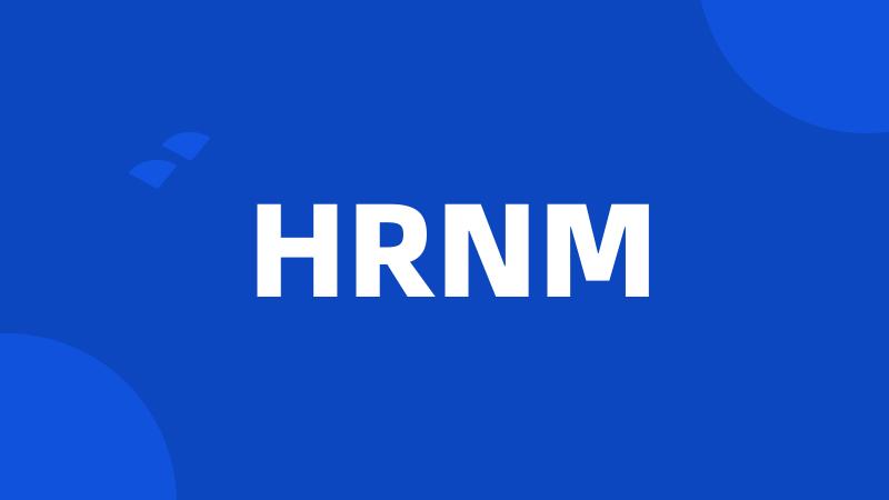 HRNM