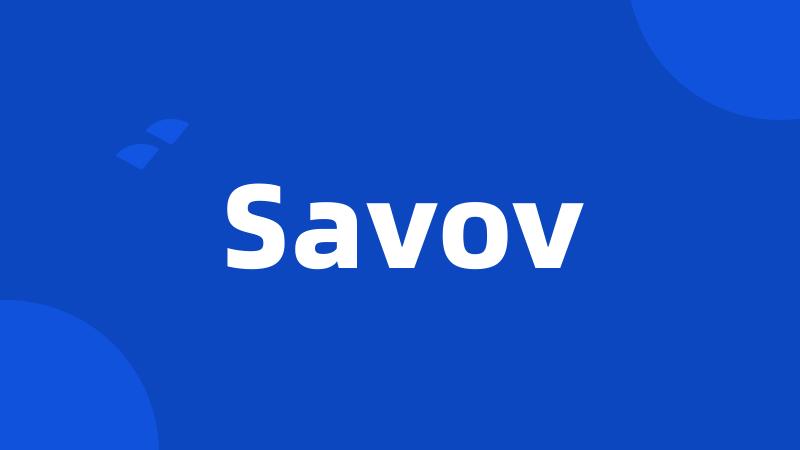 Savov