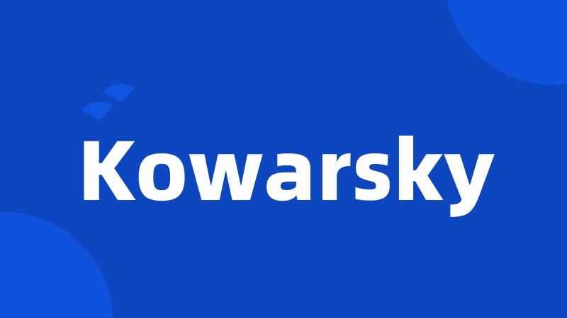 Kowarsky