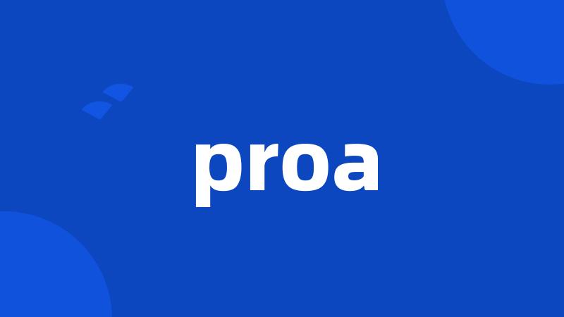 proa