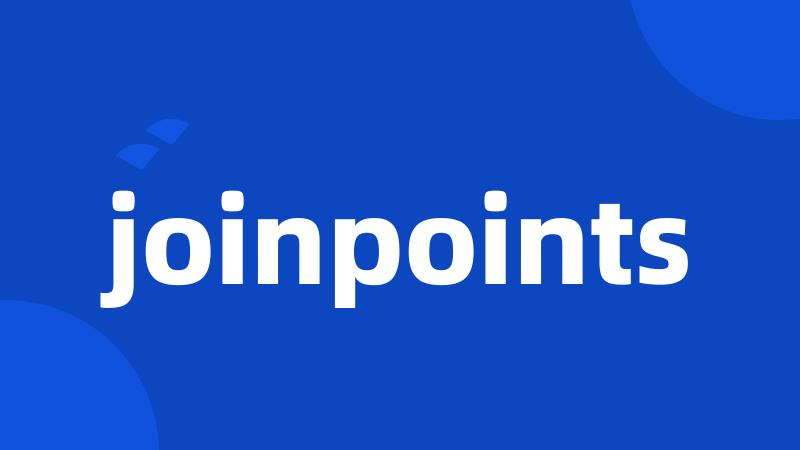 joinpoints