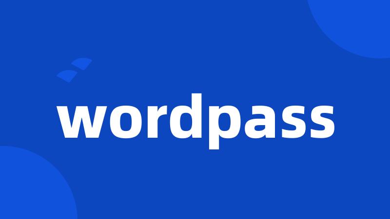 wordpass