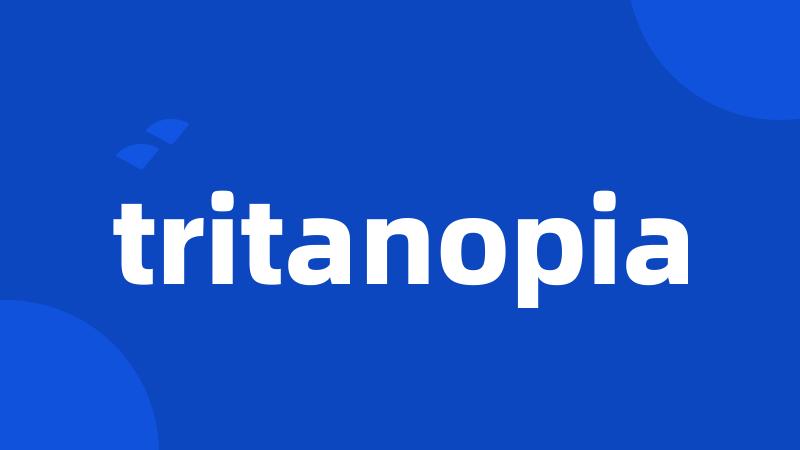 tritanopia