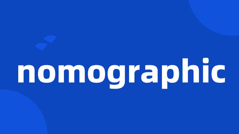 nomographic