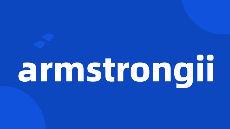 armstrongii