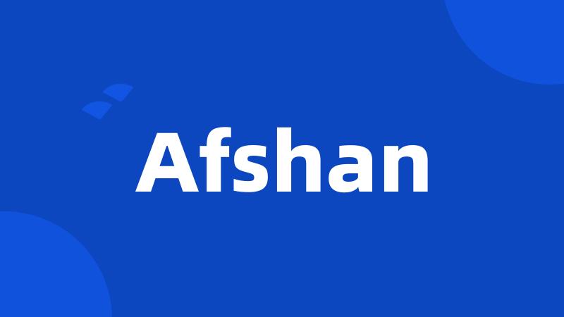 Afshan