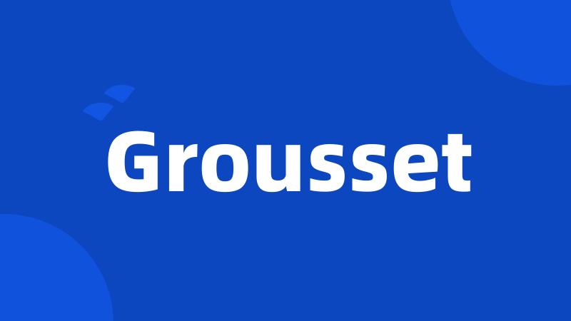 Grousset