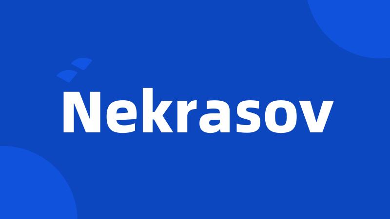 Nekrasov