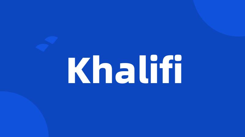 Khalifi