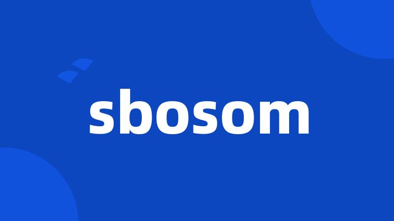 sbosom