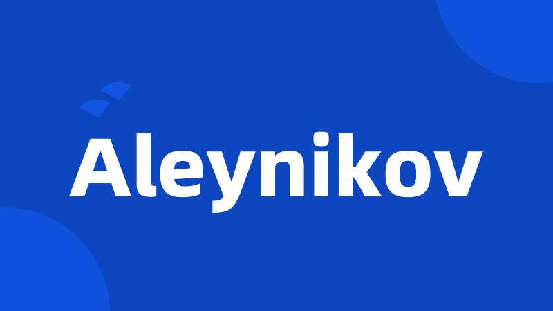 Aleynikov