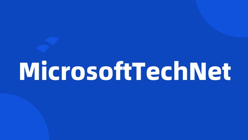 MicrosoftTechNet