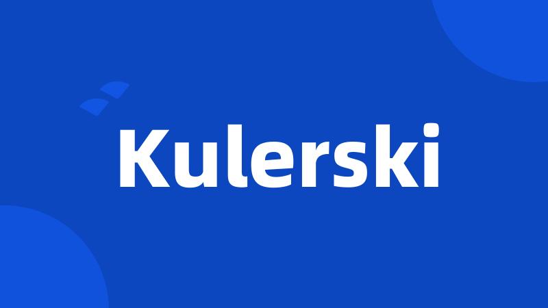 Kulerski