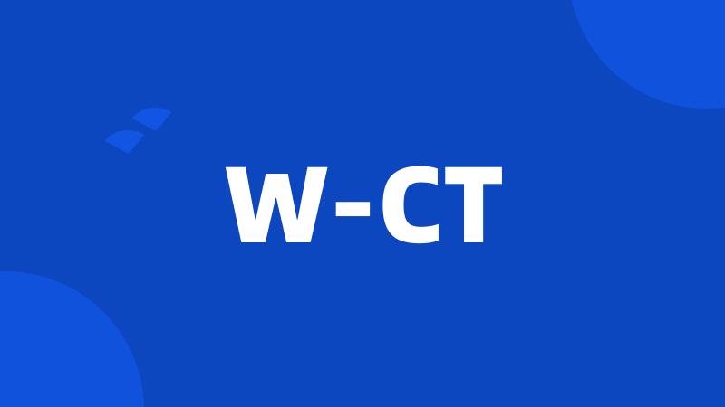 W-CT